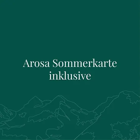 Appartamaint Tscherv By Vacations, Exklusive Im Zentrum Mit Blick Auf Den Untersee Und Berge Inkl Parkplatz * Arosa
